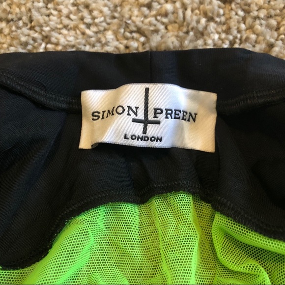 Simon Preen. Green / black Leggings Set - Picture 5 of 6